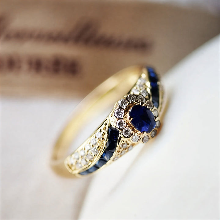 Anel de Safira Vintage