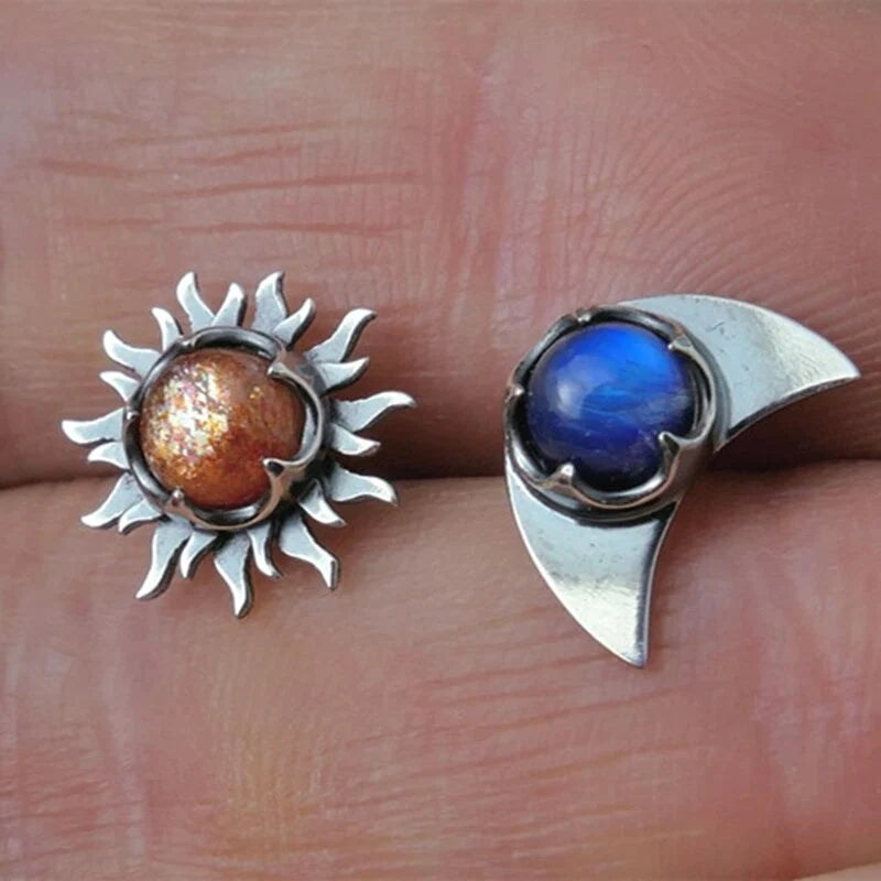 Brincos Sol e Lua