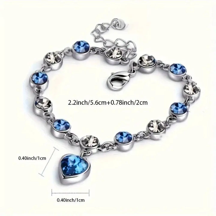 Pulseira de Safira Só Amor