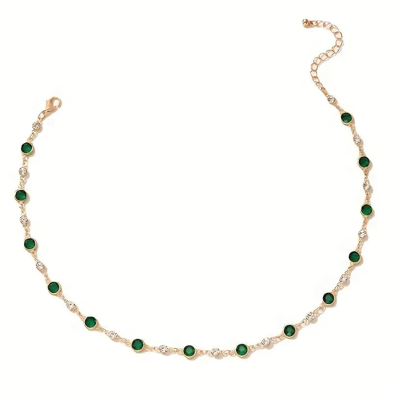 Colar de Cadeia Esmeralda Mayfair