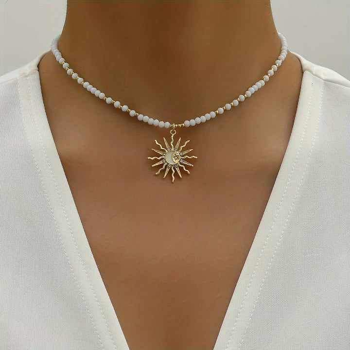 Colar White SunShine