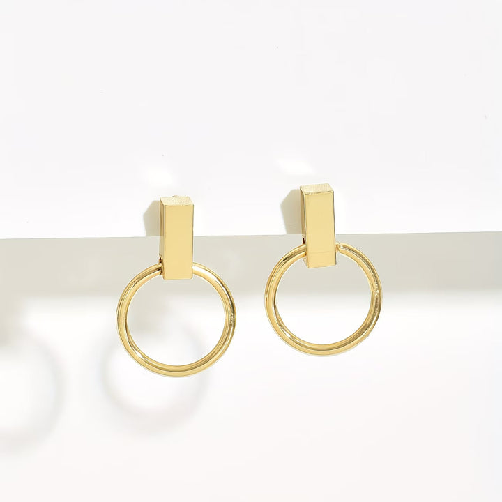 Brincos de Círculo Minimalistas