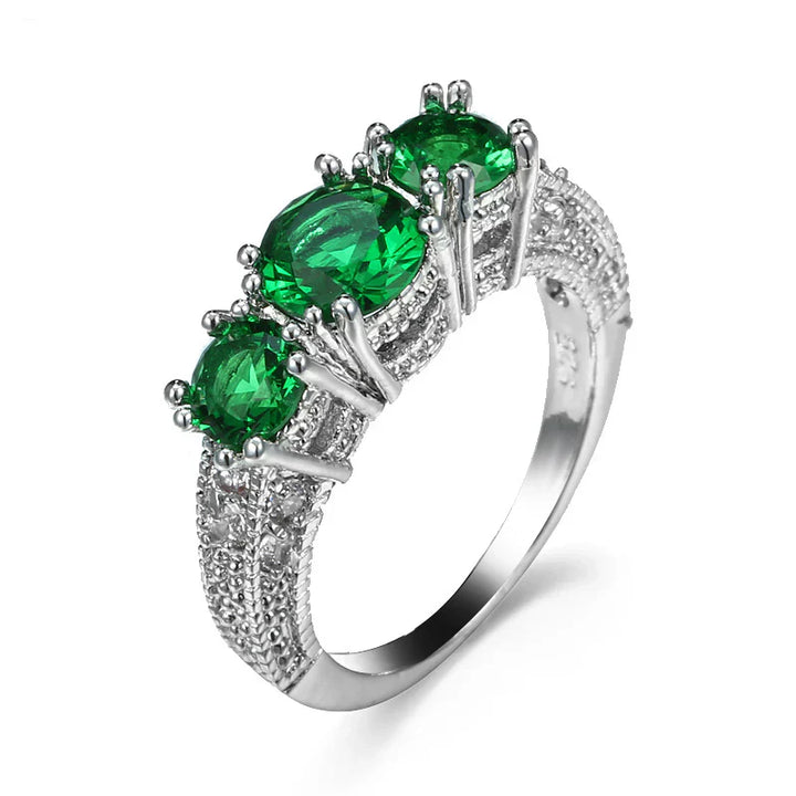Anel Verde Esmeralda Mayfair