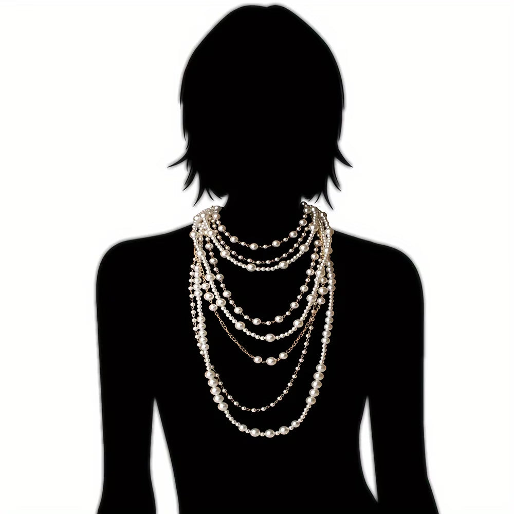 Conjunto de Pérolas Boho em Camadas