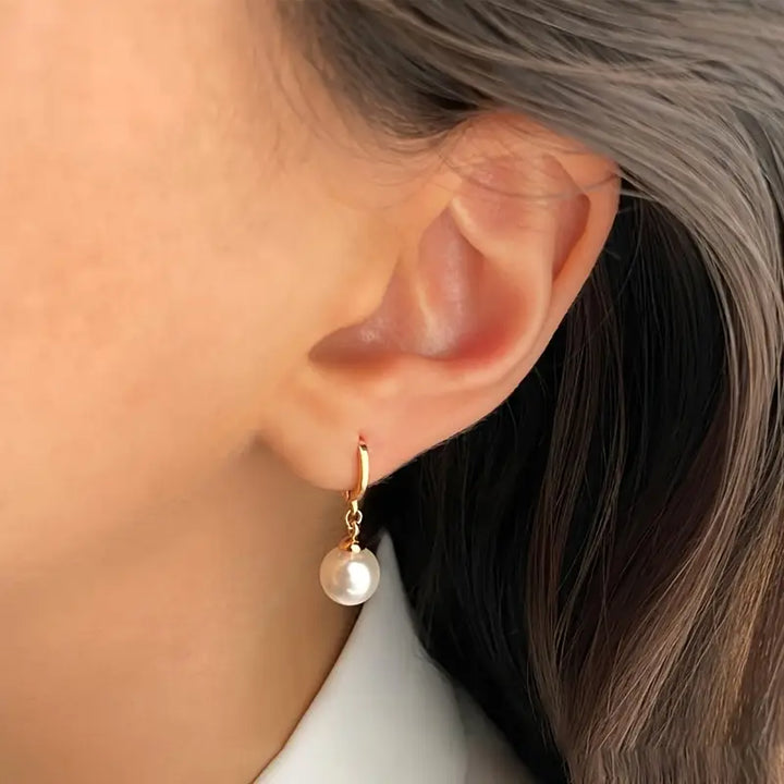 Conjunto de Colar de Pérolas Elegante e Gracioso
