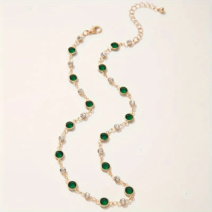 Colar de Cadeia Esmeralda Mayfair