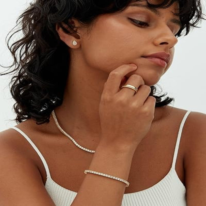 Pulseira de Ouro Elegante Heritage
