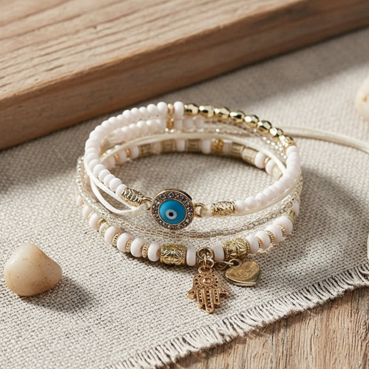 Pacote de Pulseiras Hamsa