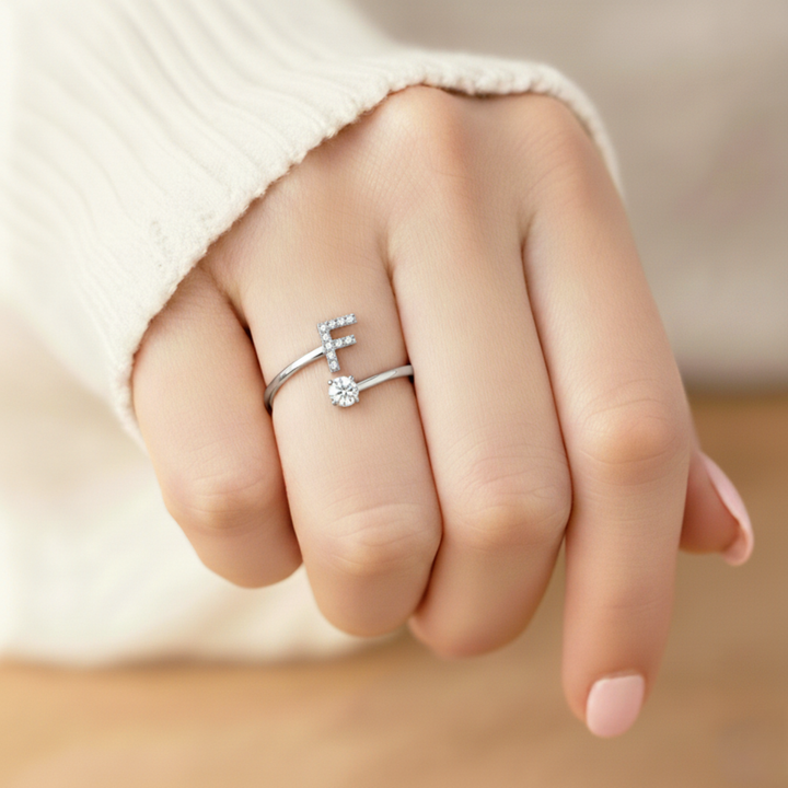 Anel Inicial Personalizado Charmoso
