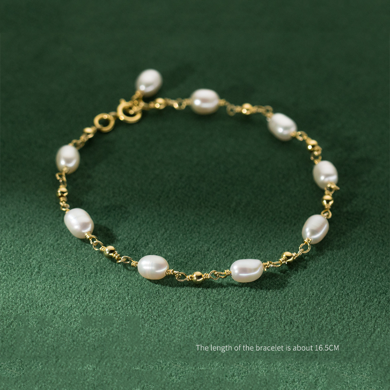 Pulseira de Pérolas Barrocas