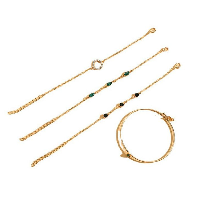 Conjunto de Pulseiras Champs Emerald