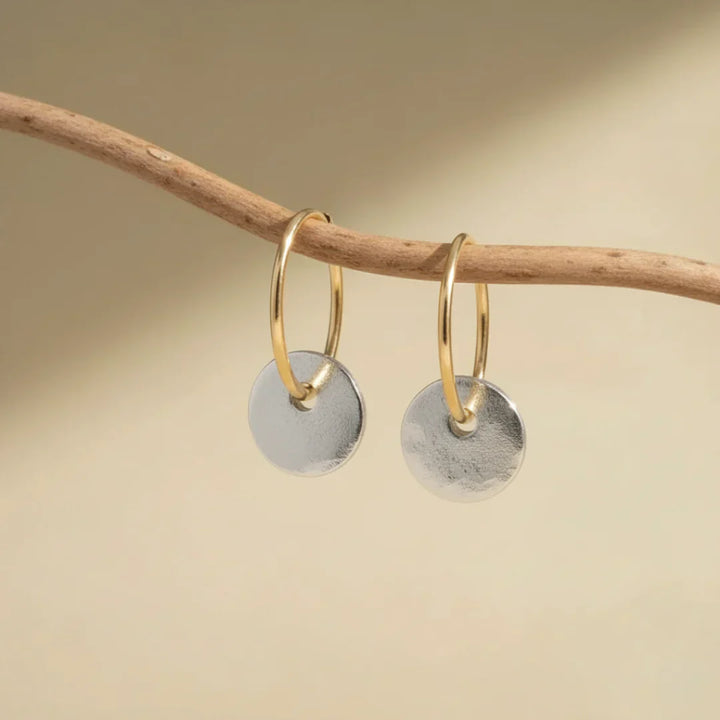 Brincos de Argola Dourados e Prateados Chic