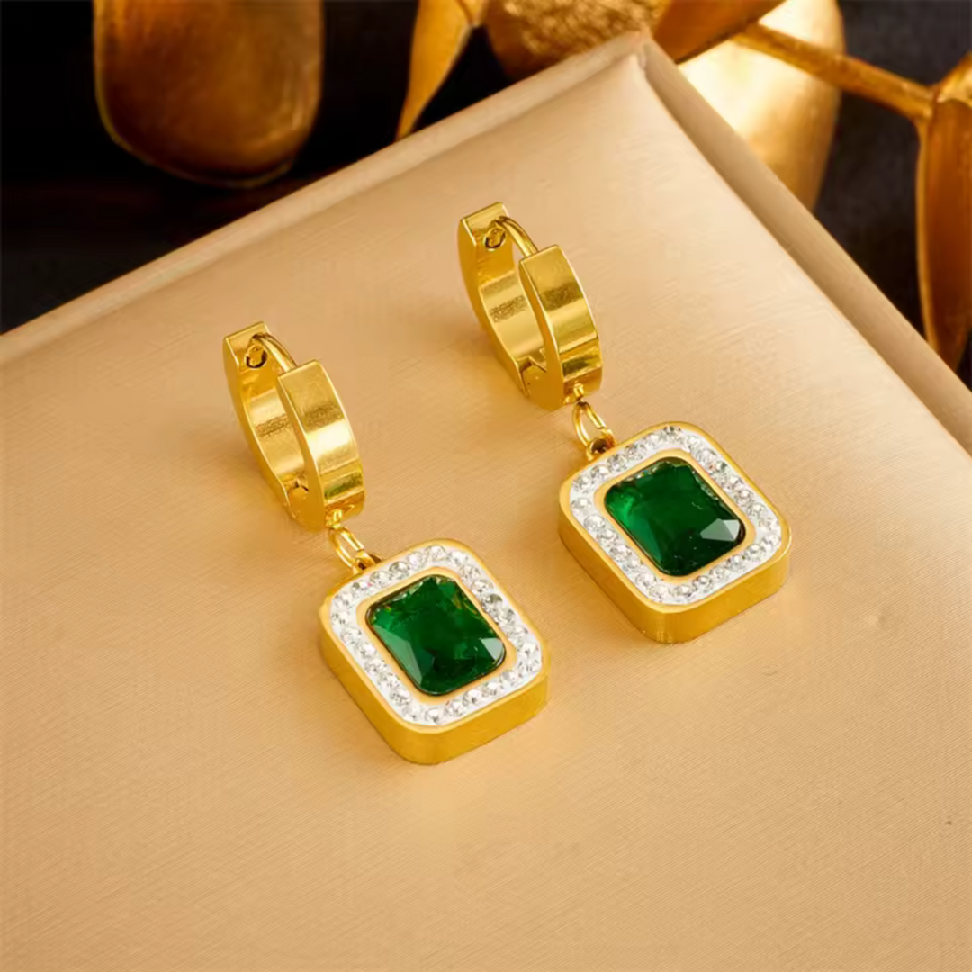 Conjunto de Joias Riviera Esmeralda