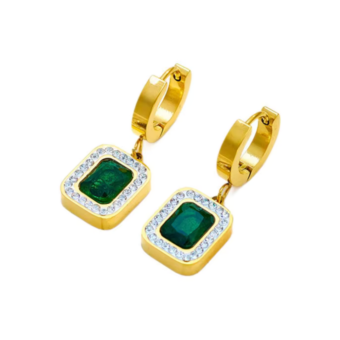 Conjunto de Joias Riviera Esmeralda