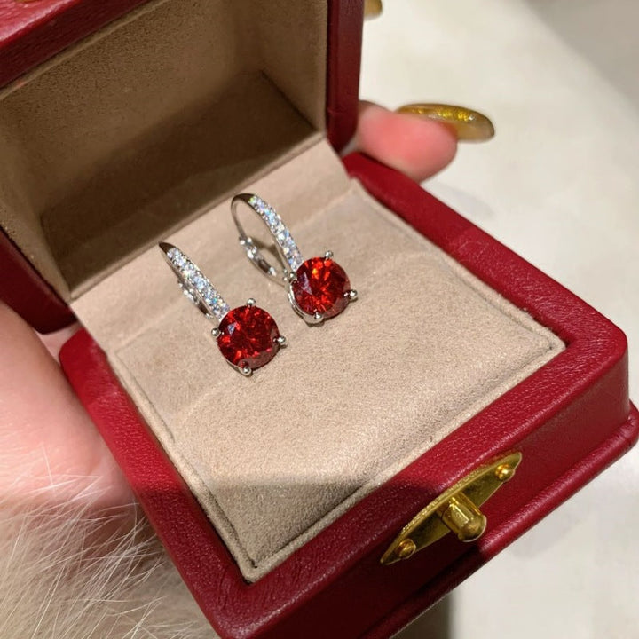 Brincos Elegantes de Ouro Branco