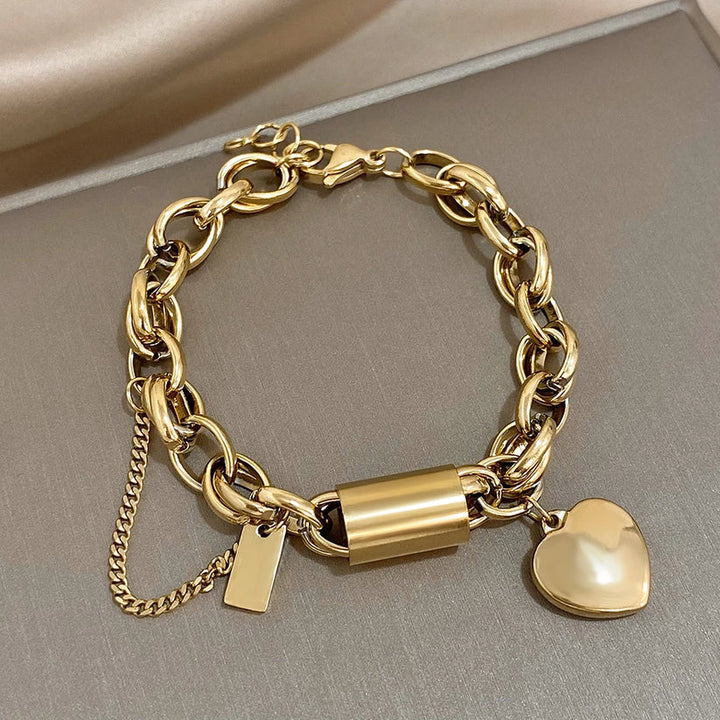 Pulseira Dourada Chunky
