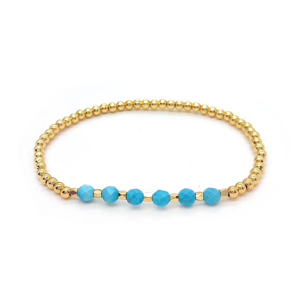 Pulseira de Charme Turquesa Bold