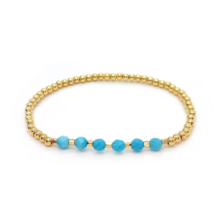 Pulseira de Charme Turquesa Bold