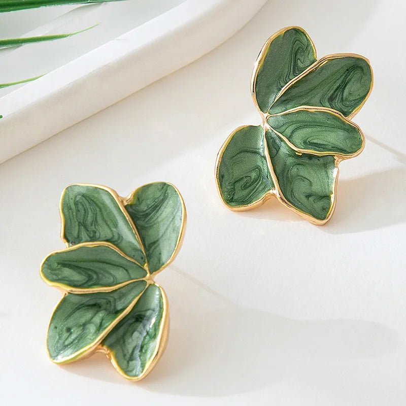Deslumbrantes Brincos Vintage Florais