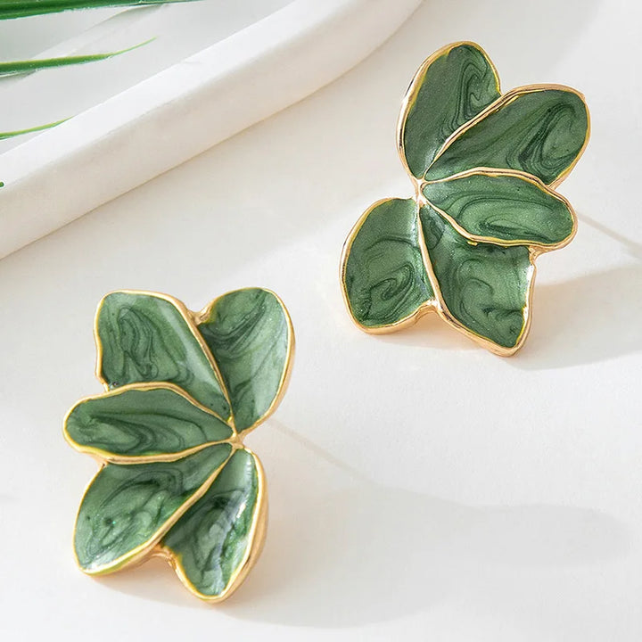 Deslumbrantes Brincos Vintage Florais