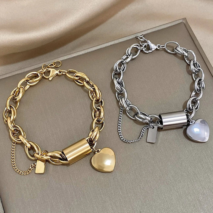 Pulseira Dourada Chunky