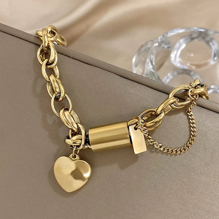 Pulseira Dourada Chunky