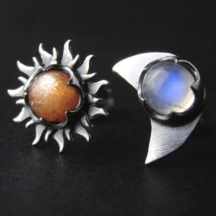 Brincos Sol e Lua