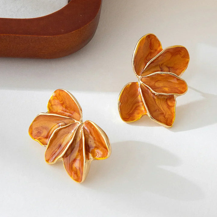 Deslumbrantes Brincos Vintage Florais