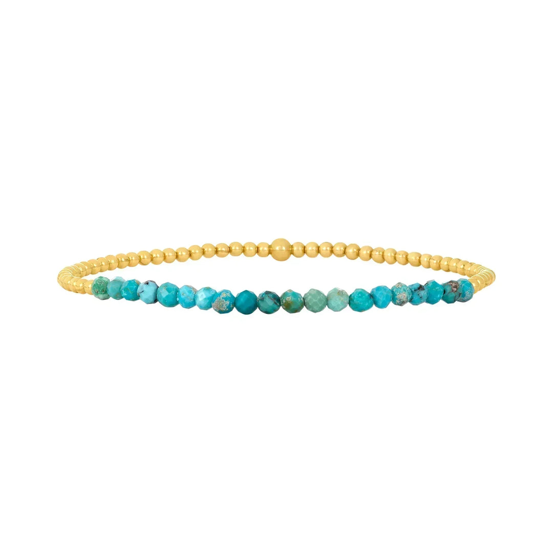 Pulseira de Contas Turquesa Heritage