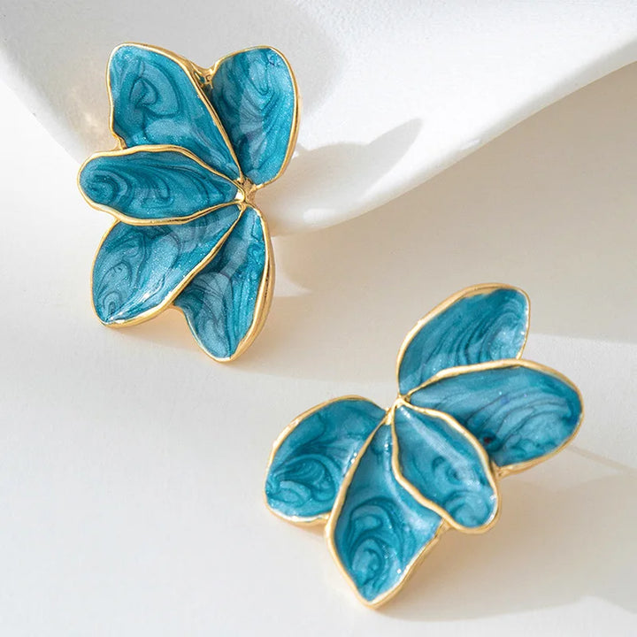 Deslumbrantes Brincos Vintage Florais