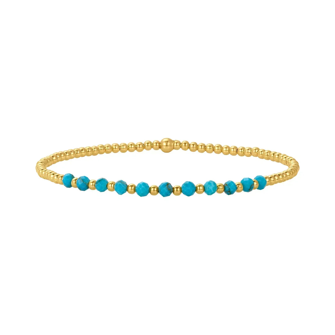 Pulseira de Contas Turquesa Heritage