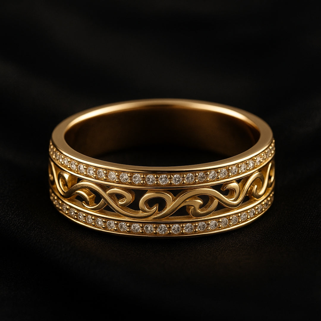 Anel Dourado Bright Hollow