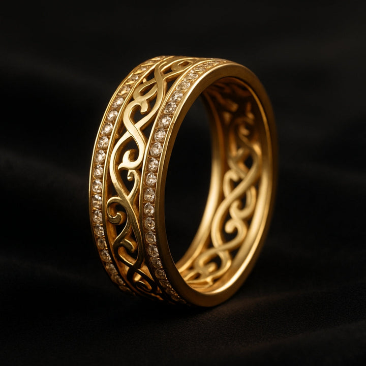 Anel Dourado Bright Hollow