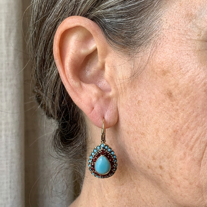 Elegant Vintage Crystal Earrings