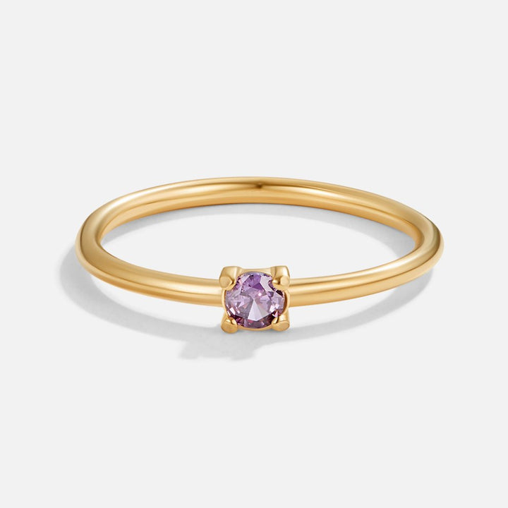 Anéis de Ouro com Pedra do Mês