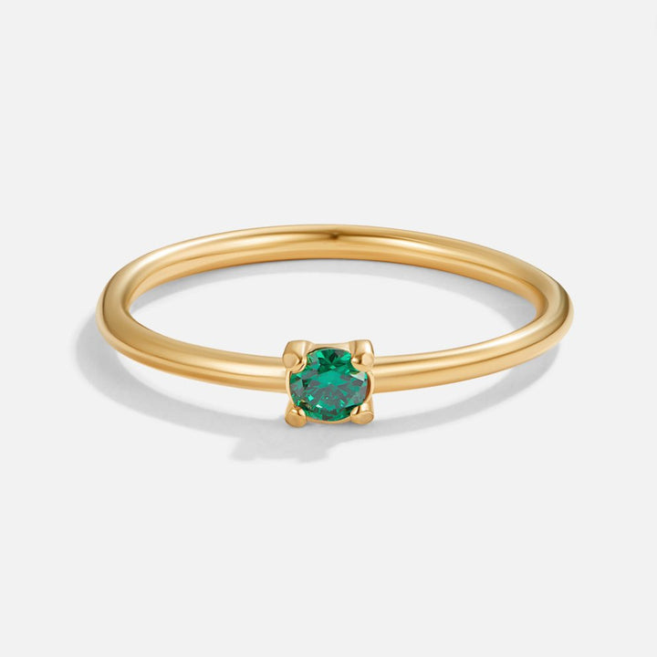 Anéis de Ouro com Pedra do Mês