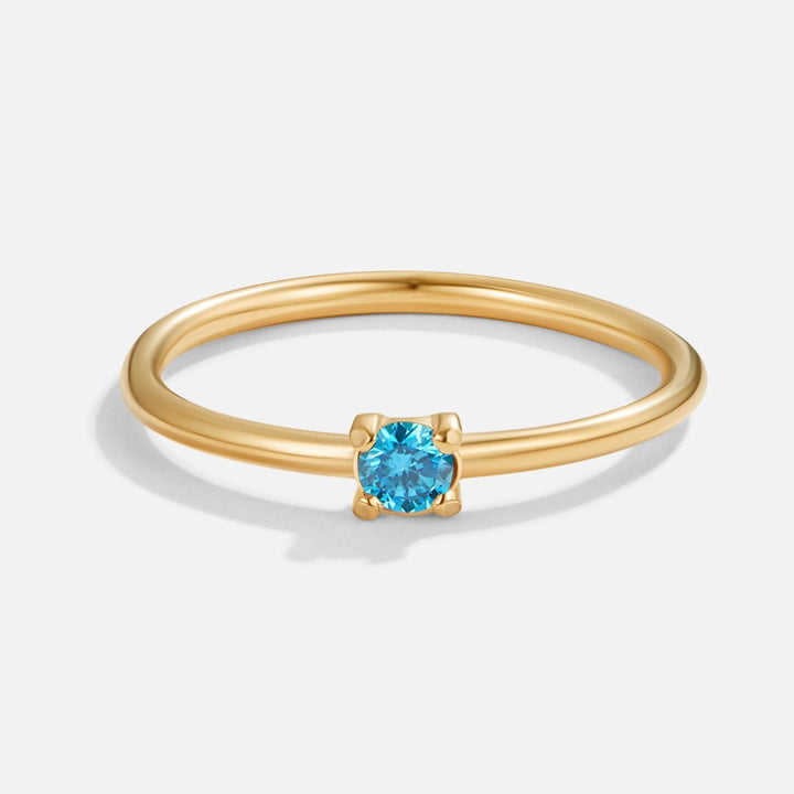 Anéis de Ouro com Pedra do Mês