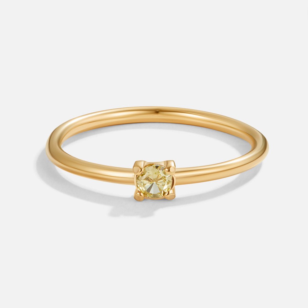 Anéis de Ouro com Pedra do Mês
