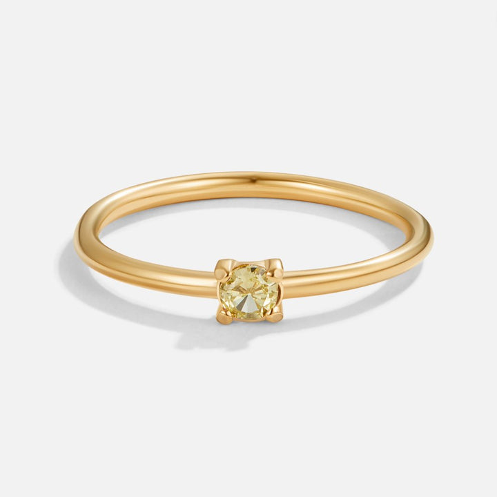 Anéis de Ouro com Pedra do Mês