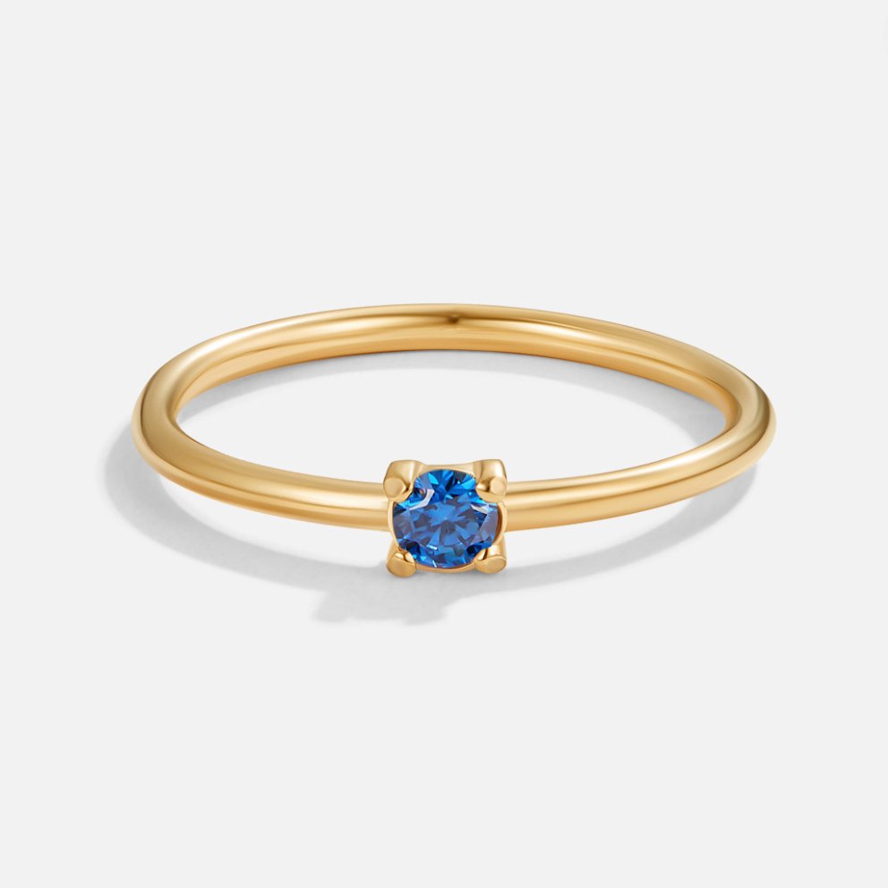 Anéis de Ouro com Pedra do Mês