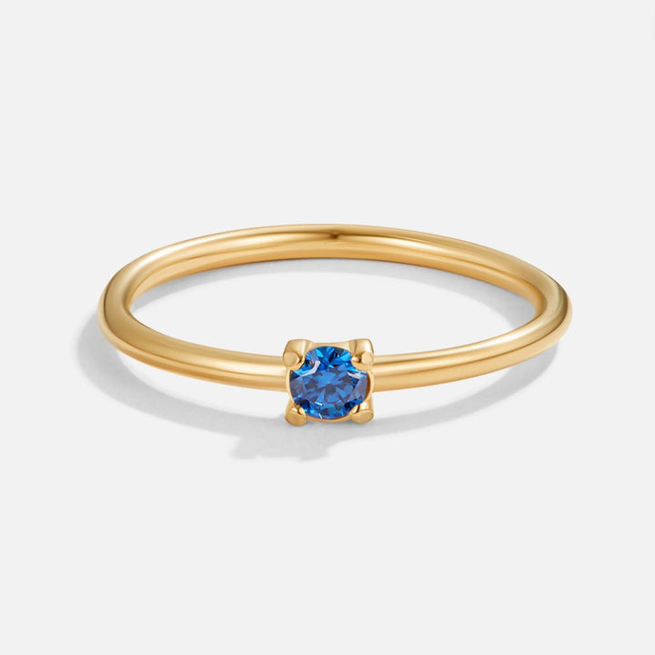 Anéis de Ouro com Pedra do Mês