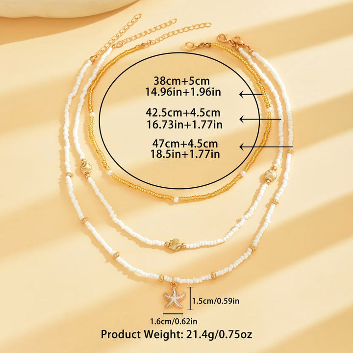 Conjunto de Colar Camadas Costeiras