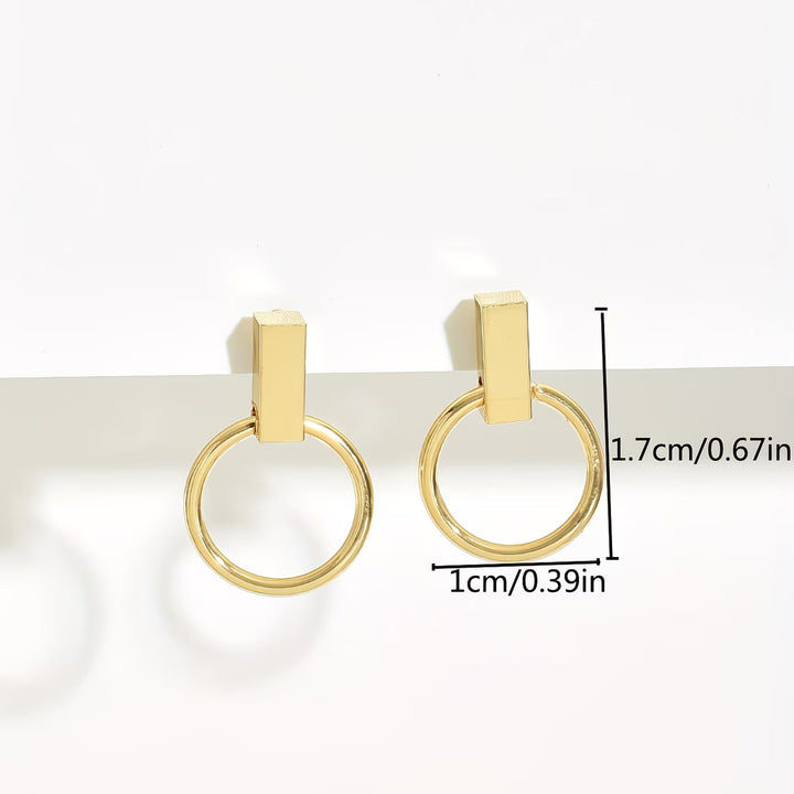 Brincos de Círculo Minimalistas