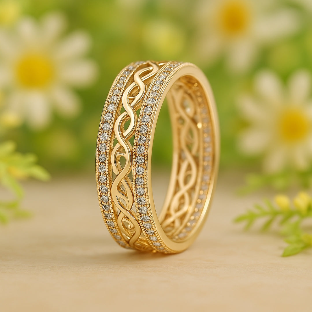 Anel Dourado Bright Hollow