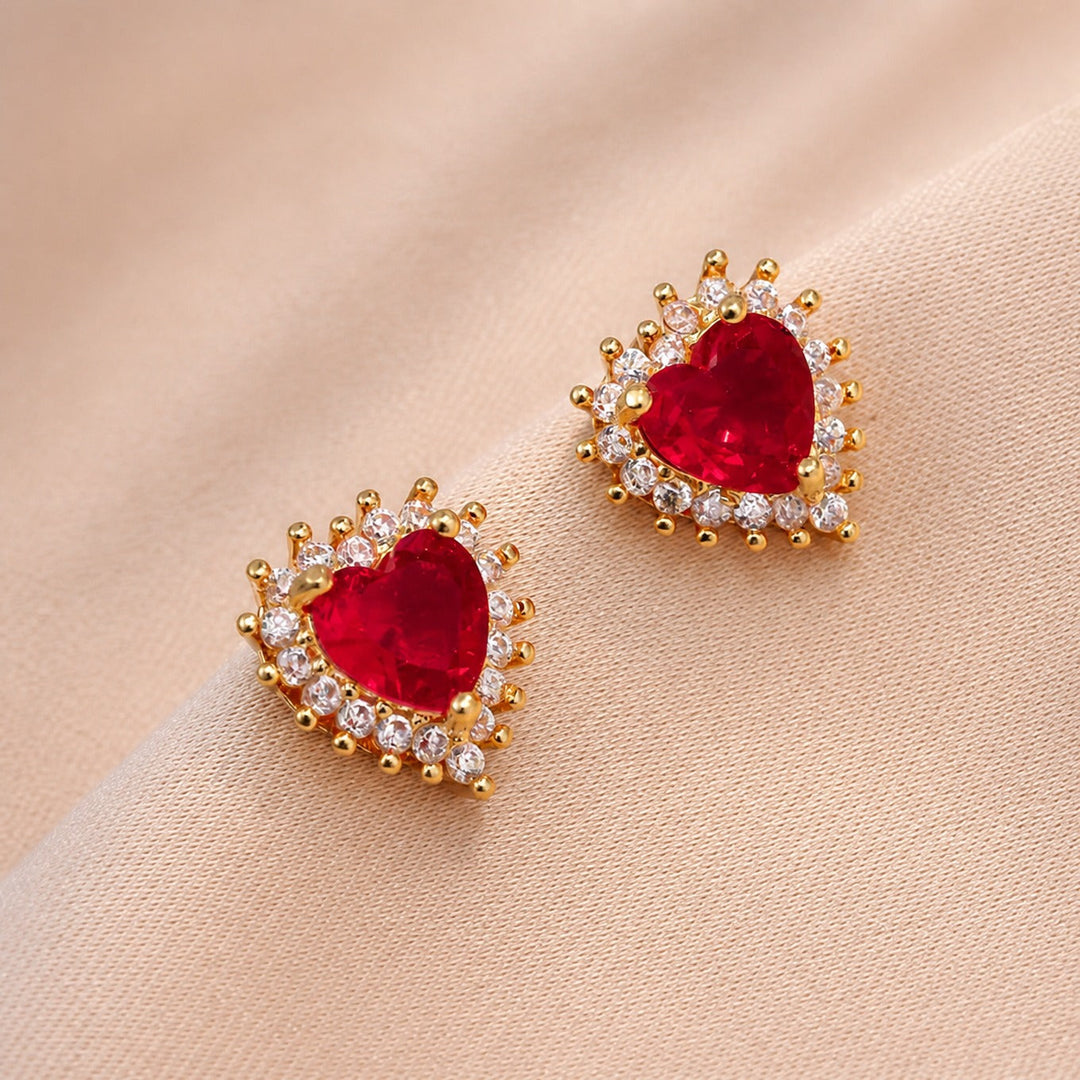 Conjunto de Joias Sofisticado em Ouro Vermelho