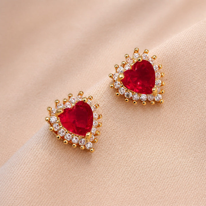 Conjunto de Joias Sofisticado em Ouro Vermelho