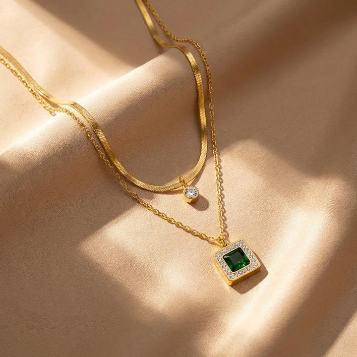Conjunto de Joias Dynasty Emerald