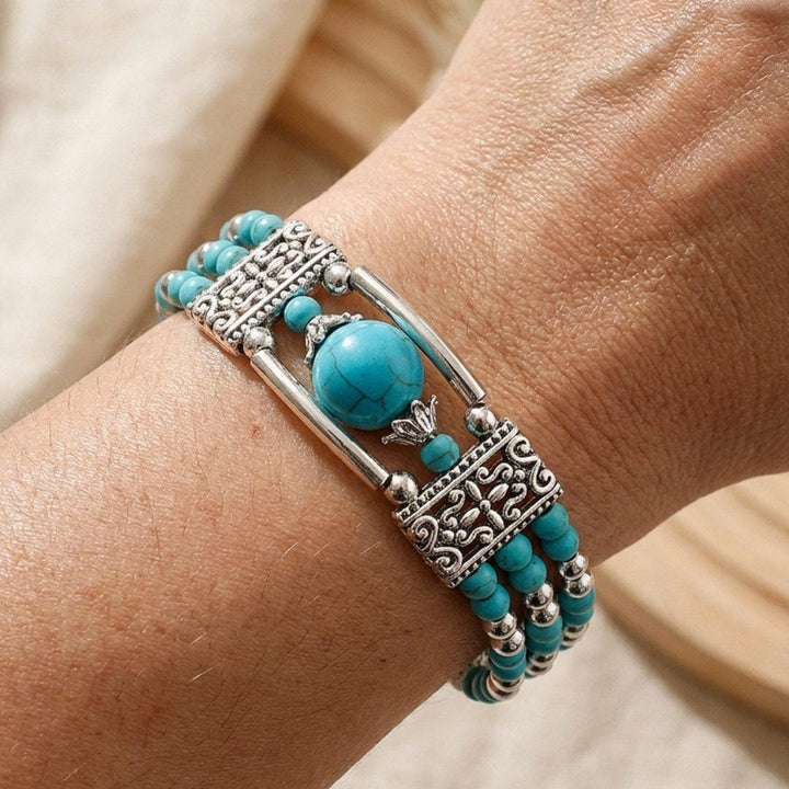 Pulseira de Pedra Turquesa